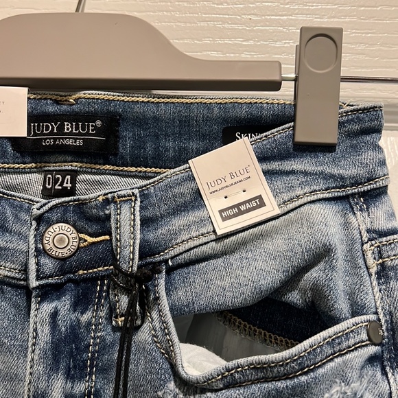 Judy blue high waisted skinny fit size 0 jeans - Picture 5 of 7